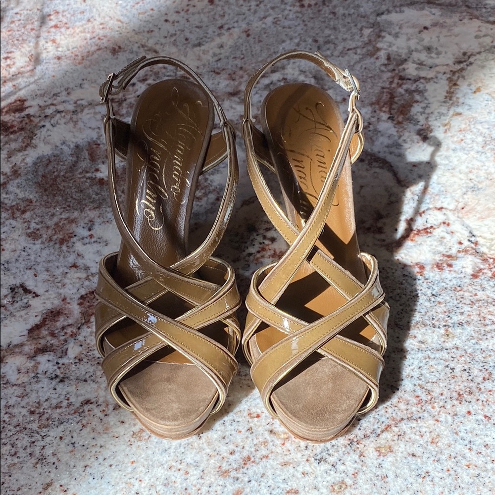 NIB Alejandro Ingelmo Wedge Sandals in size 6 - Picture 3 of 12